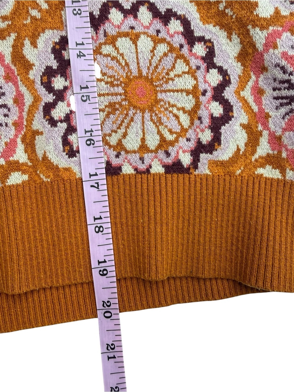 Maeve by Anthropologie Vera Jacquard Sweater Vest Size S M0946 - Picture 9 of 9